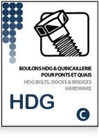 Catalogue de boulons HDG (Hot Dipped Galvanized)