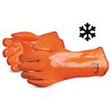 Picture of 12" LINED ORANGE PVC GLOVE